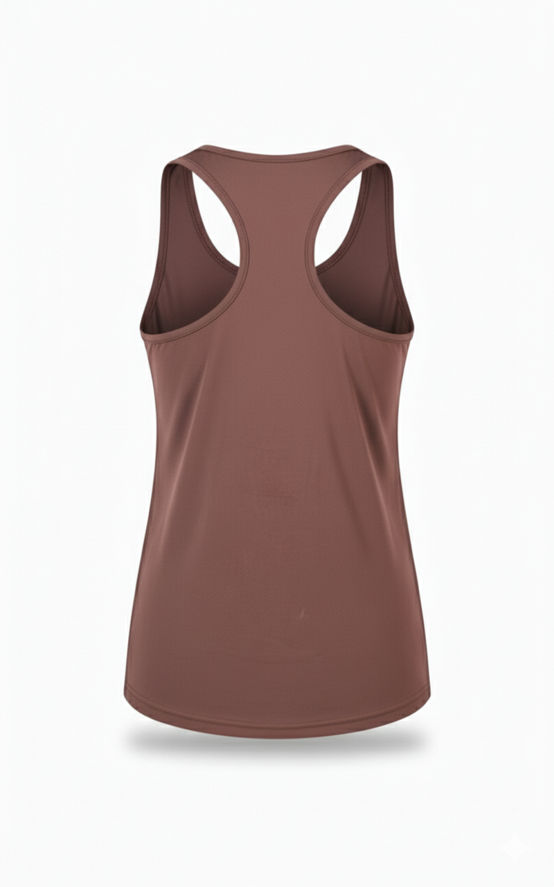 Women's Training Tank Top - Brown