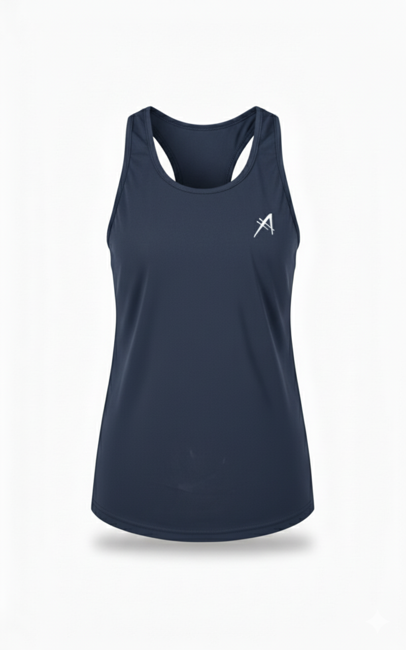 Women's Training Tank Top - Navy Blue