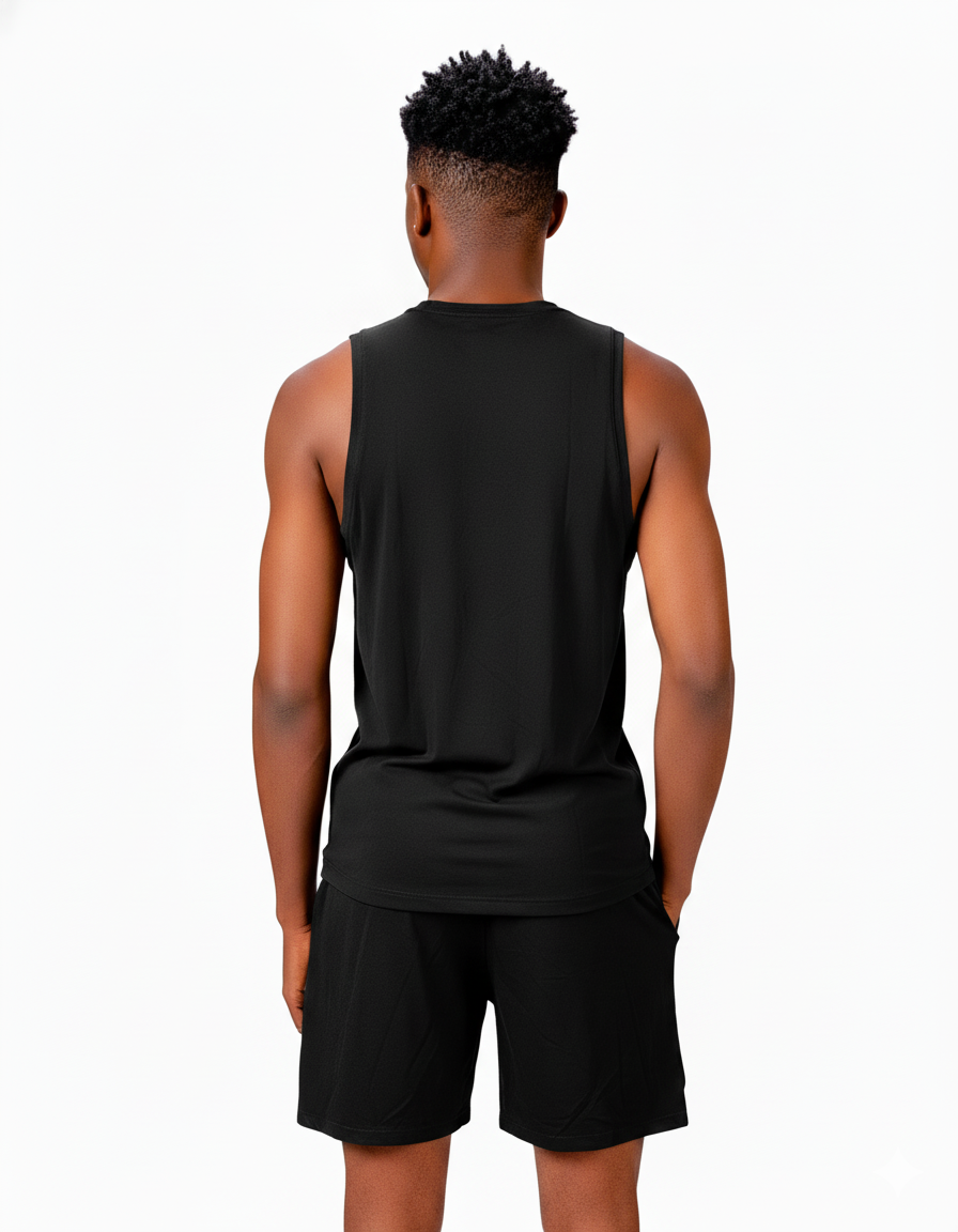 Men's Classic Workout Tank Top (Black)