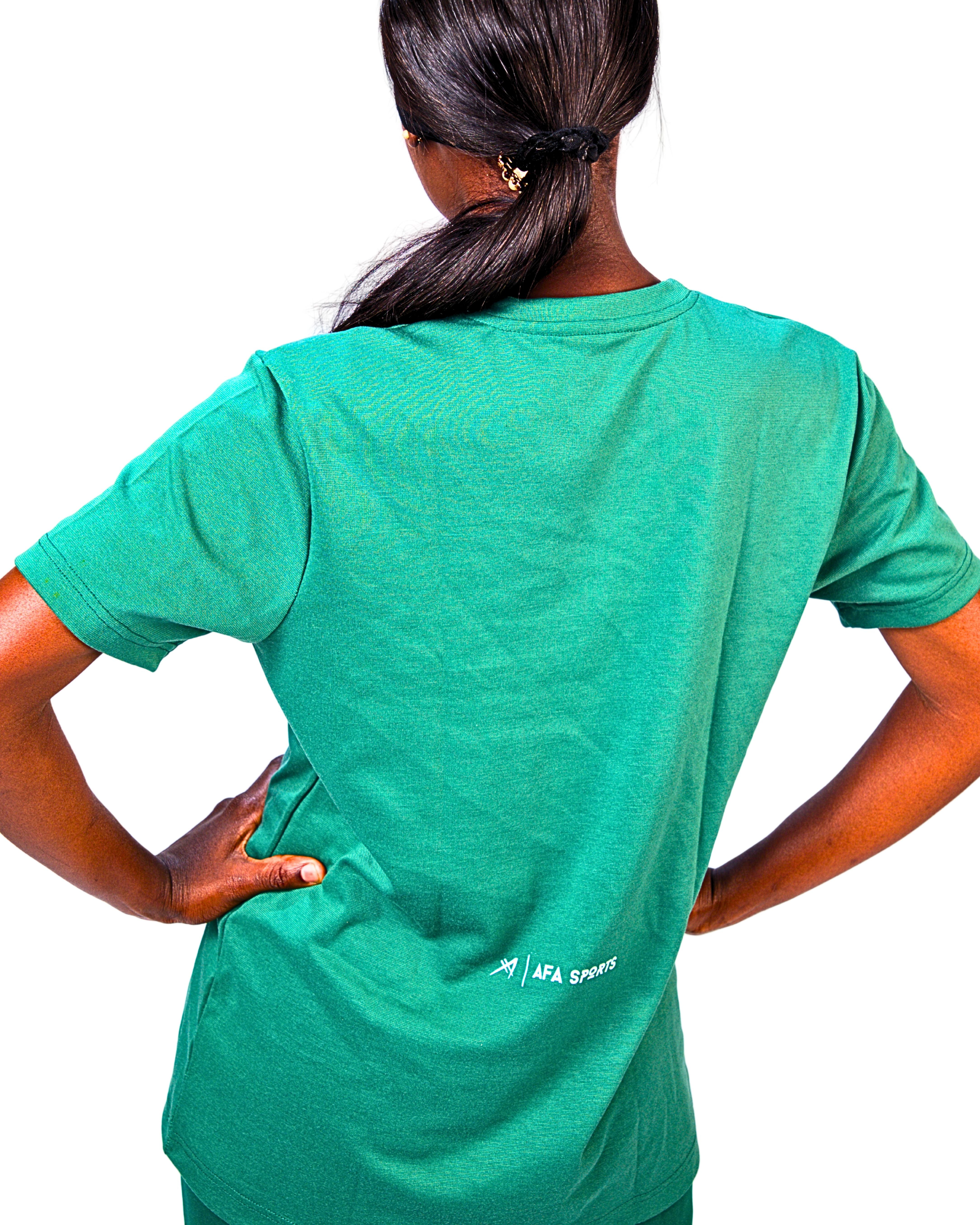 AFA Unisex Nigeria T-Shirt - Green