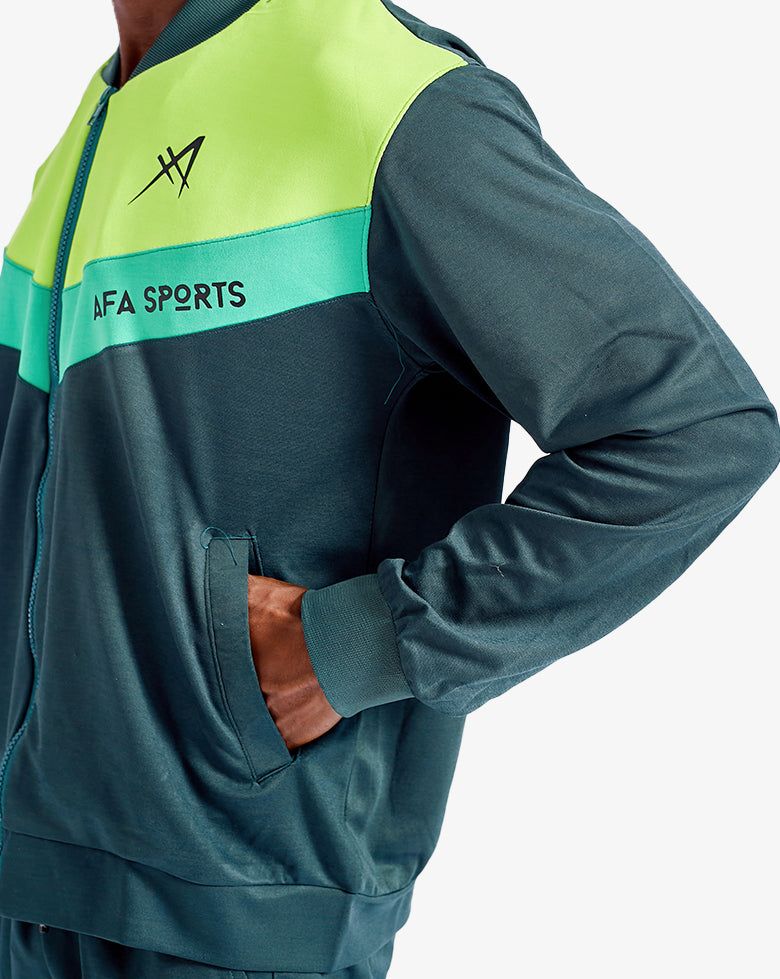 Men's Classic Tracksuit In Green