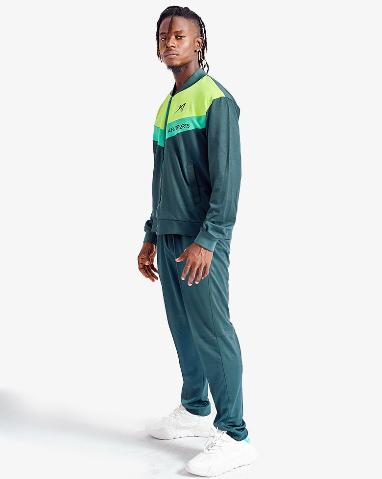 Men's Classic Tracksuit In Green
