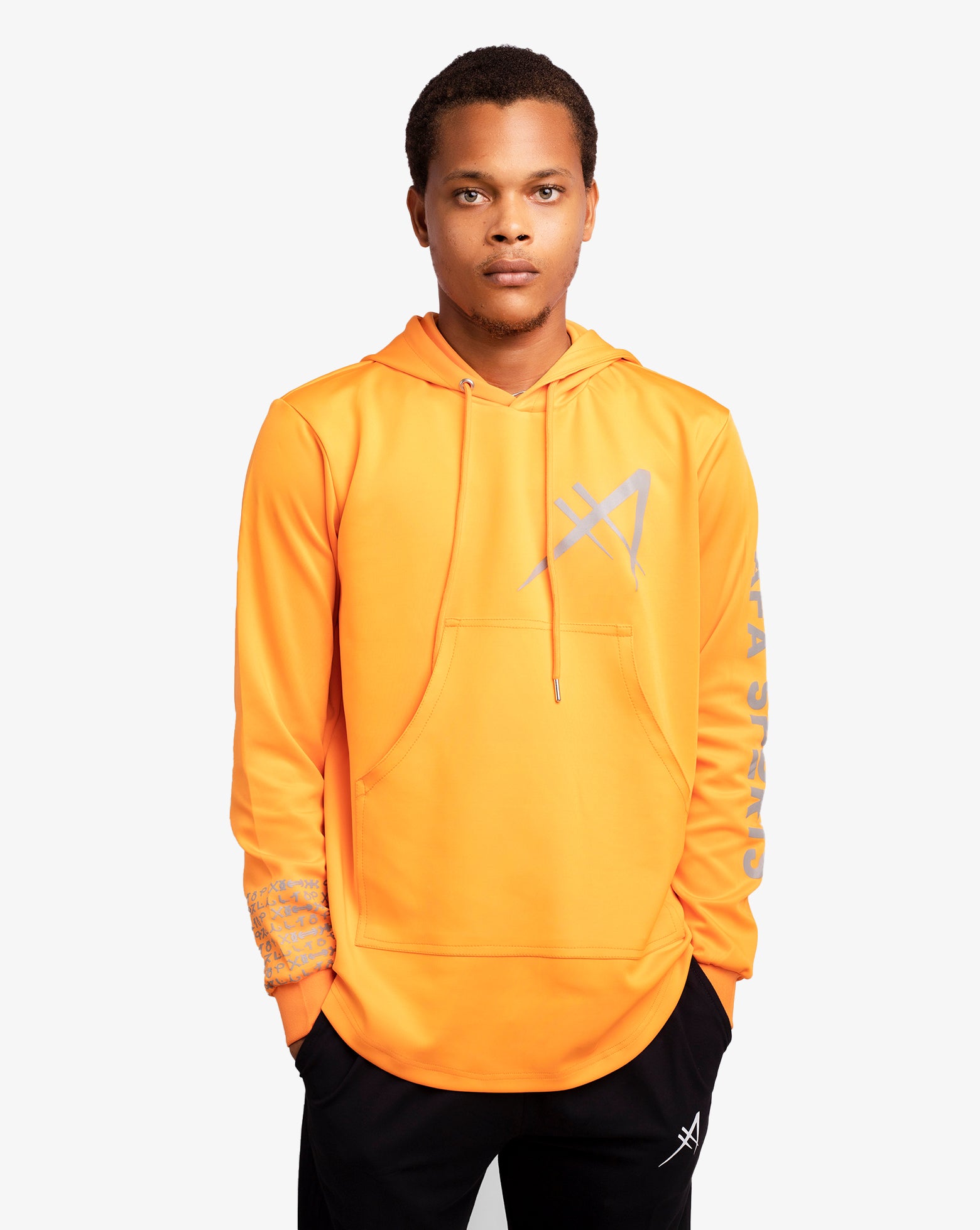 Men's Classic Nsibidi Hoodie - Orange