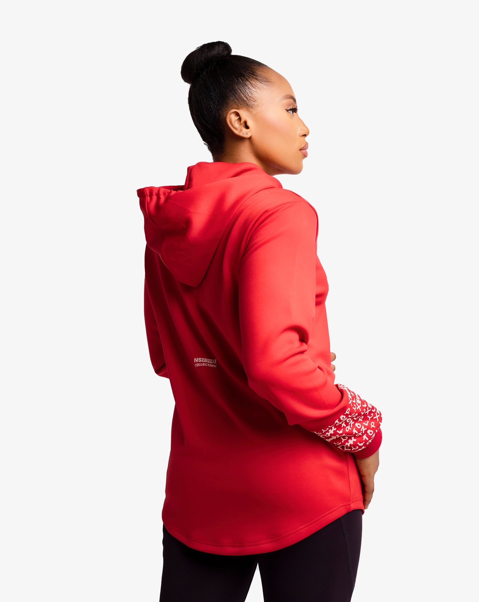 Women's Classic Nsibidi Hoodie - Red