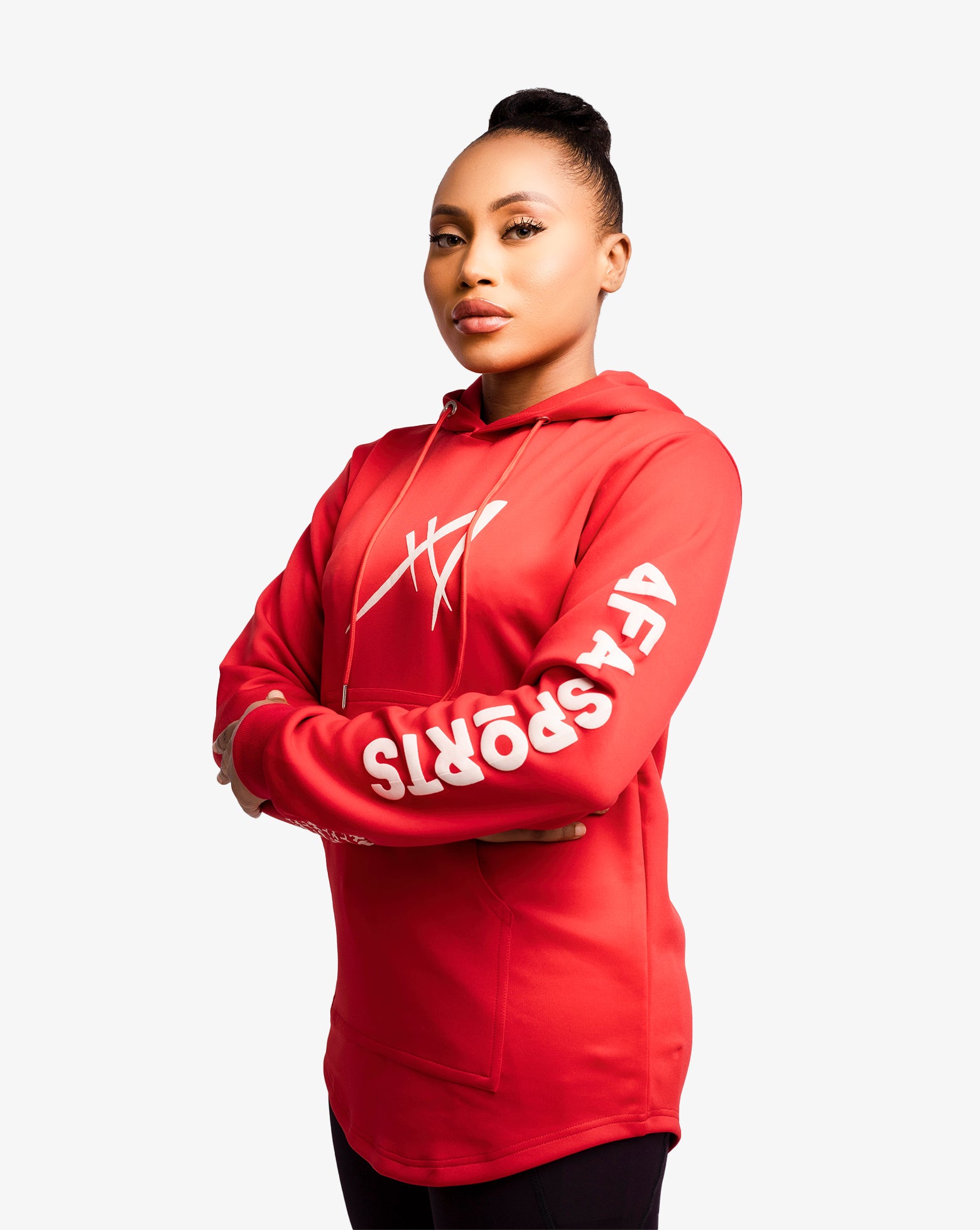 Women's Classic Nsibidi Hoodie - Red