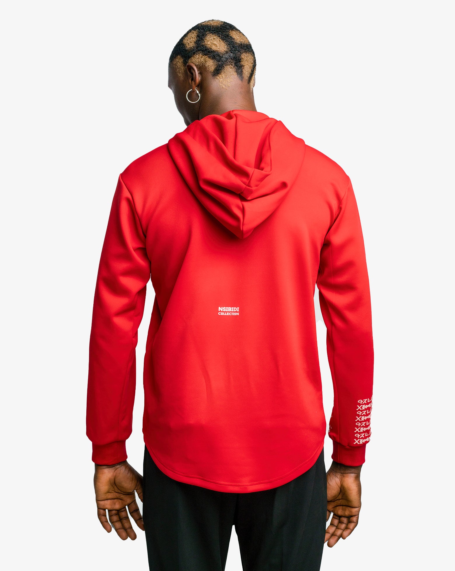 Men's Classic Nsibidi Hoodie - Red