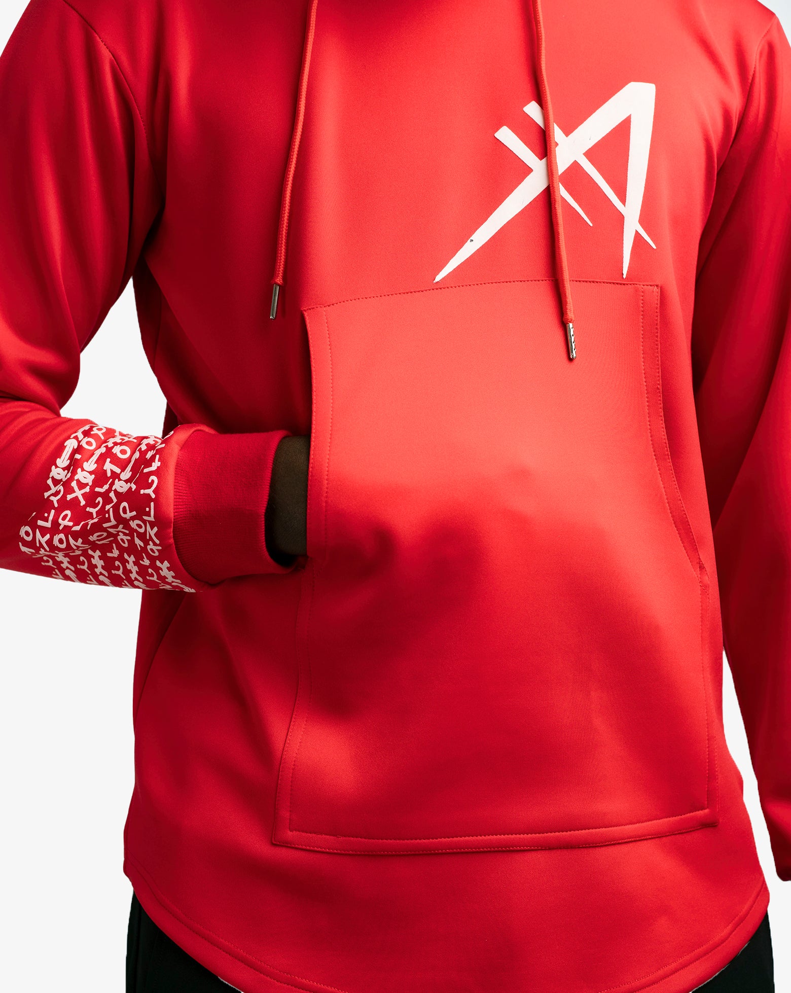 Men's Classic Nsibidi Hoodie - Red