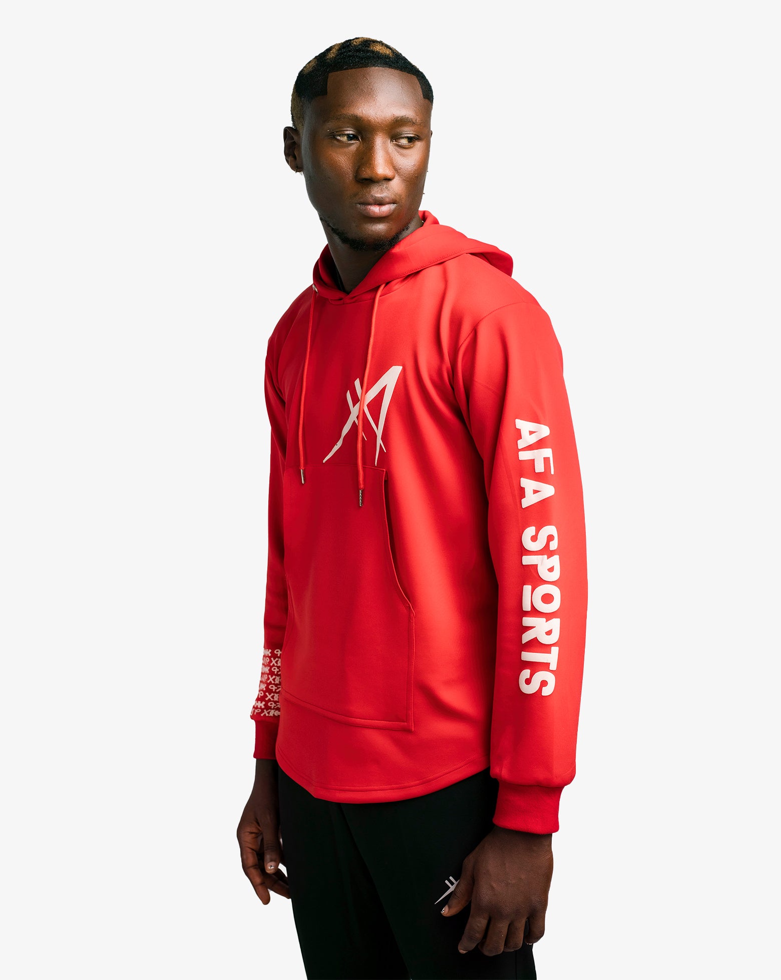Men's Classic Nsibidi Hoodie - Red