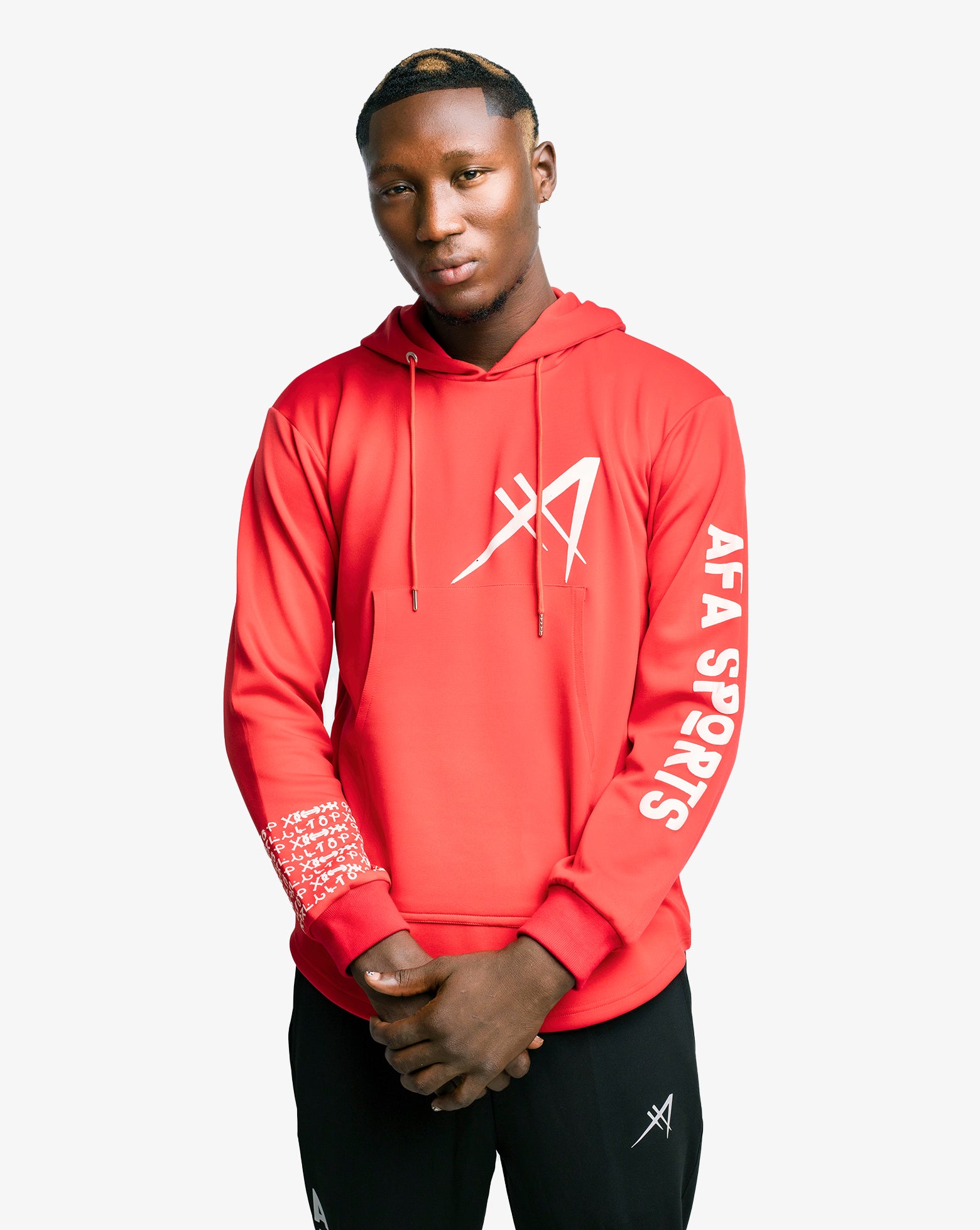 Men's Classic Nsibidi Hoodie - Red