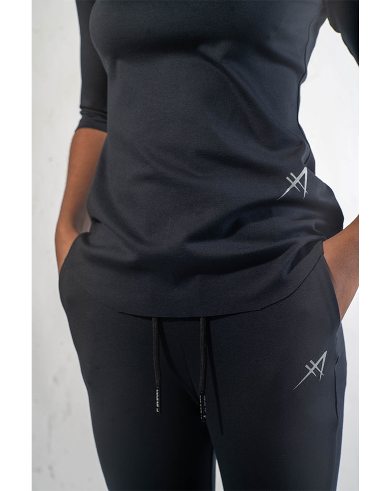 Afrileisure Women's 3/4 Fitted Top